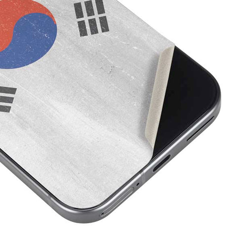 South Korean Flag Distressed Google Pixel 9a Skin